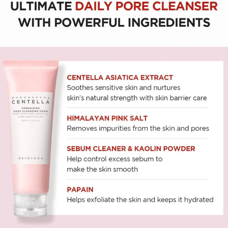 Madagascar Centella Poremizing Deep Cleansing Foam [125Ml]