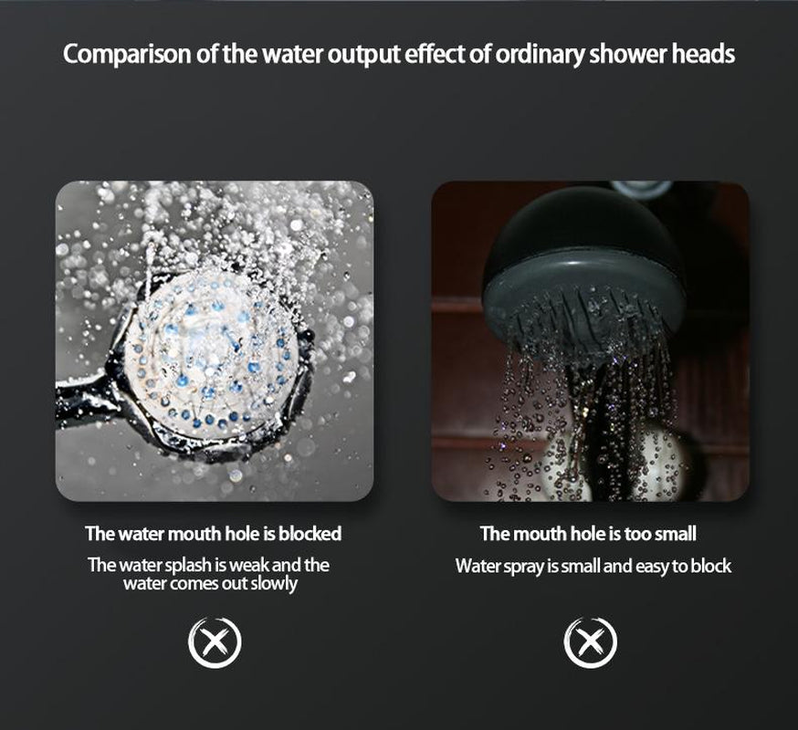 6-Function High-Pressure Shower Head